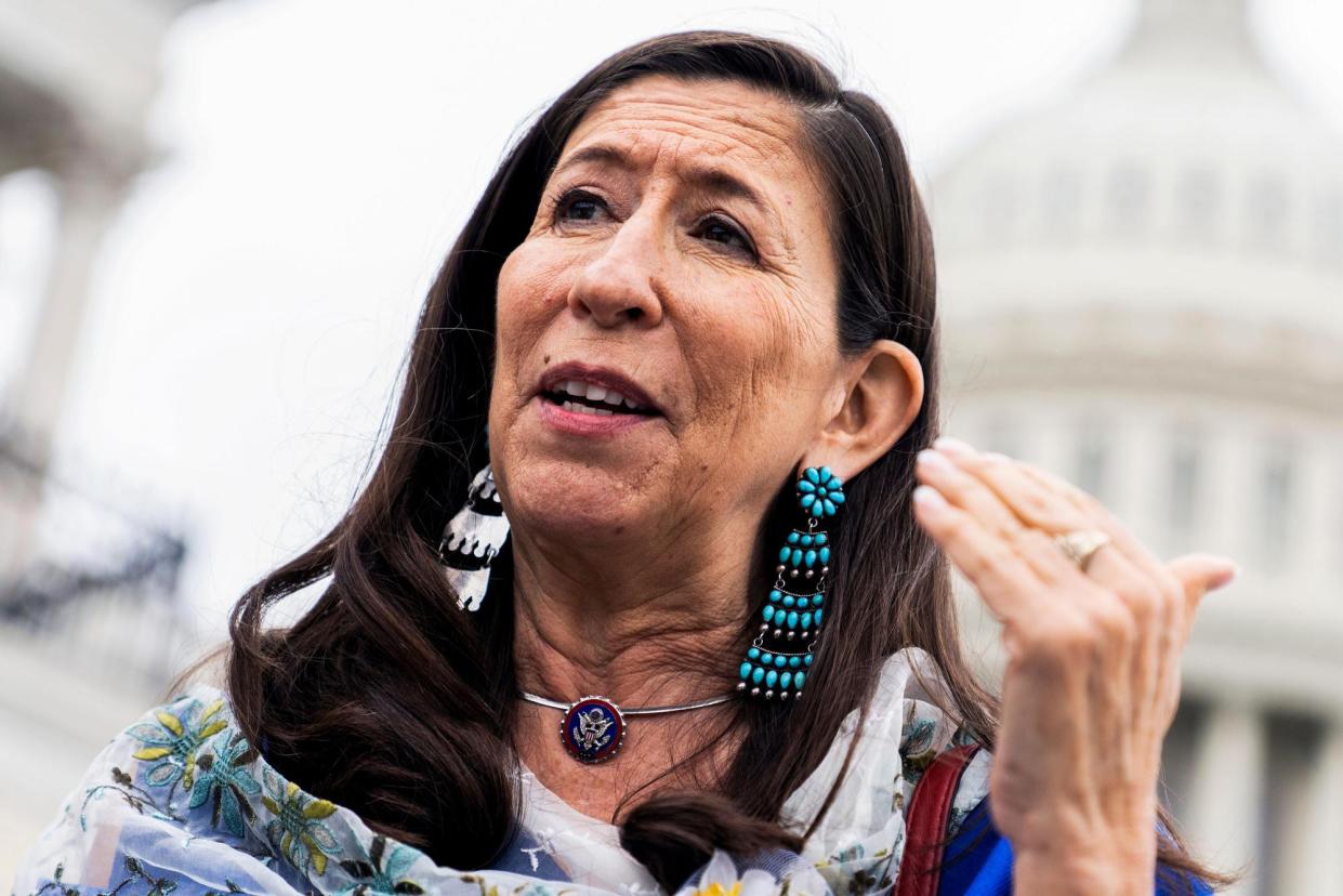 <span>Teresa Leger Fernandez in Washington in May last year.</span><span>Photograph: Tom Williams/CQ-Roll Call/Sipa/Alamy</span>