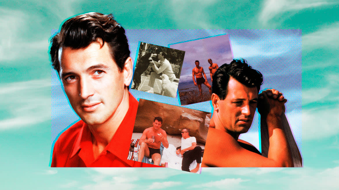 Photo Illustration by Thomas Levinson/The Daily Beast/Getty/The Rock Hudson Estate Collection/HBO