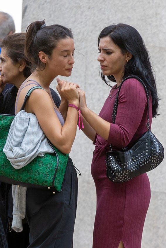 María Pedraza, destrozada tras la muerte de su padre