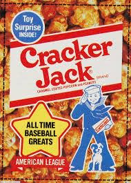 Some years ago, Cracker Jack abandoned the tradition of including a small prize in each box.  These days, kids get a small card that gives them access to an online video game arcade featuring knockoffs of classics such as Minesweeper and Space Invaders.