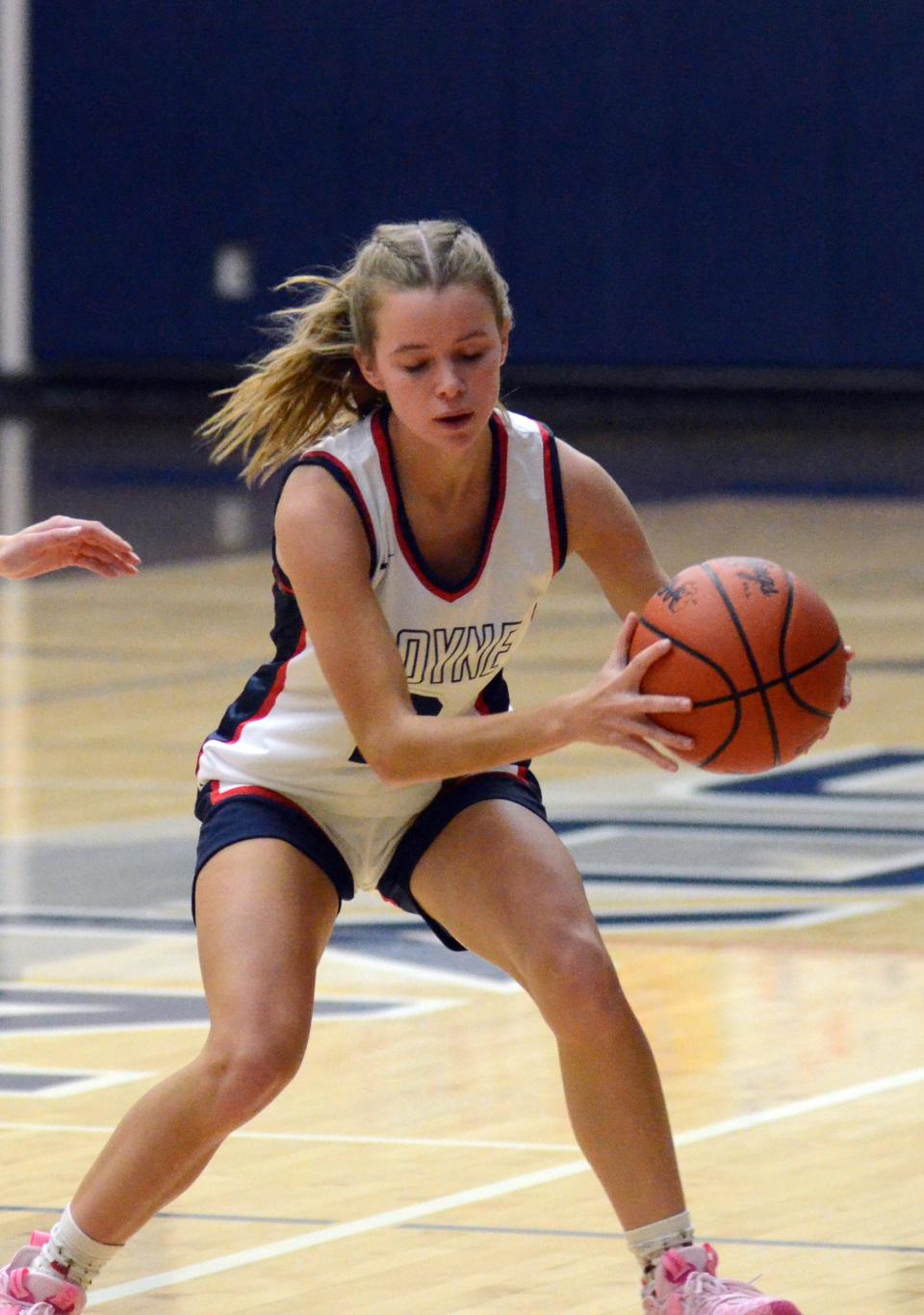 Elly Day and the Boyne City girls just held on when they hit the road to East Jordan Thursday.