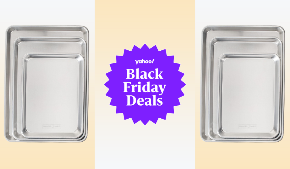 nordic ware sheet tray sets with a badge that says Yahoo! Black Friday Deals