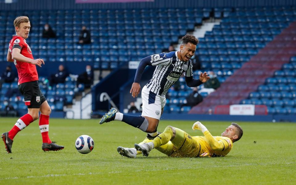 Fraser Forster concedes a penalty - Tom Jenkins / NMC Pool 