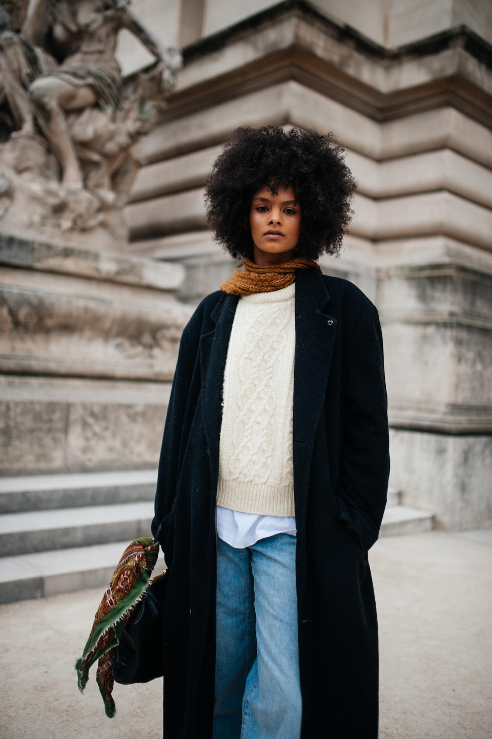 Street Style, Paris Fashion Week on March 6, 2023 in Paris, France.