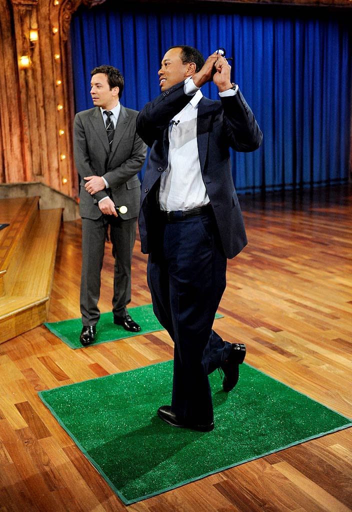 Woods Fallon Jimmy Fallon Show