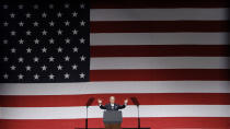 Vice President Joe Biden speaks at the Florida Democratic Party State Convention Friday, Oct. 28, 2011, in Lake Buena Vista, Fla. (AP Photo/John Raoux)