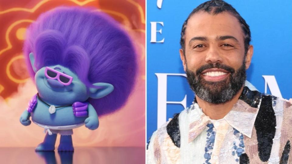 Daveed Diggs as Spruce in “Trolls Band Together” (DreamWorks Animation/Getty)