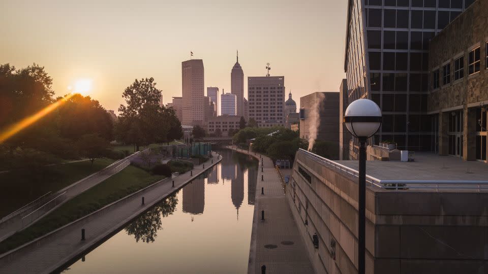 Indianapolis is located along the center line of the path of totality for the April 8 total solar eclipse. - Wirestock/iStockphoto/Getty Images