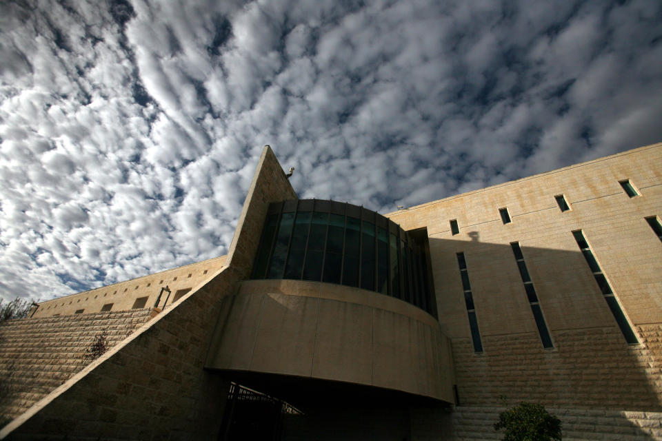 A view of the building of the Supreme Court of Israel in a cloudy day on December 16, 2009 in Jerusalem, Israel. (Photo by Lior Mizrahi/Getty Images)