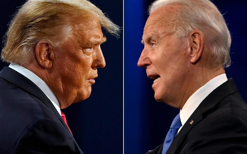 Donald Trump and Joe Biden - Morry Gash/AFP