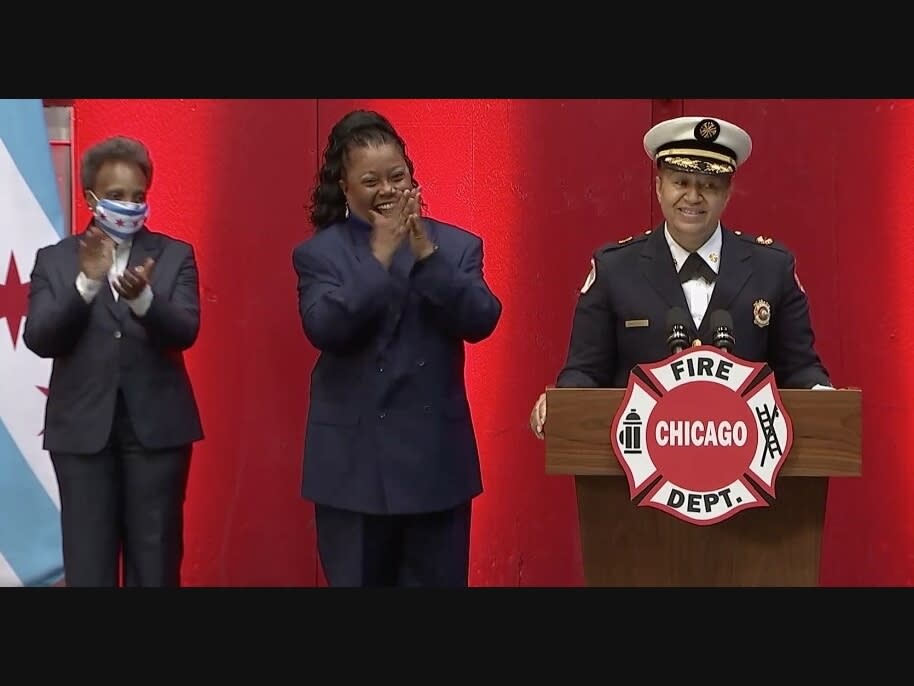 Mayor Lori Lightfoot named Annette Nance-Holt as the first Black woman fire commissioner in the city's history. (Chicago Mayor's Office)