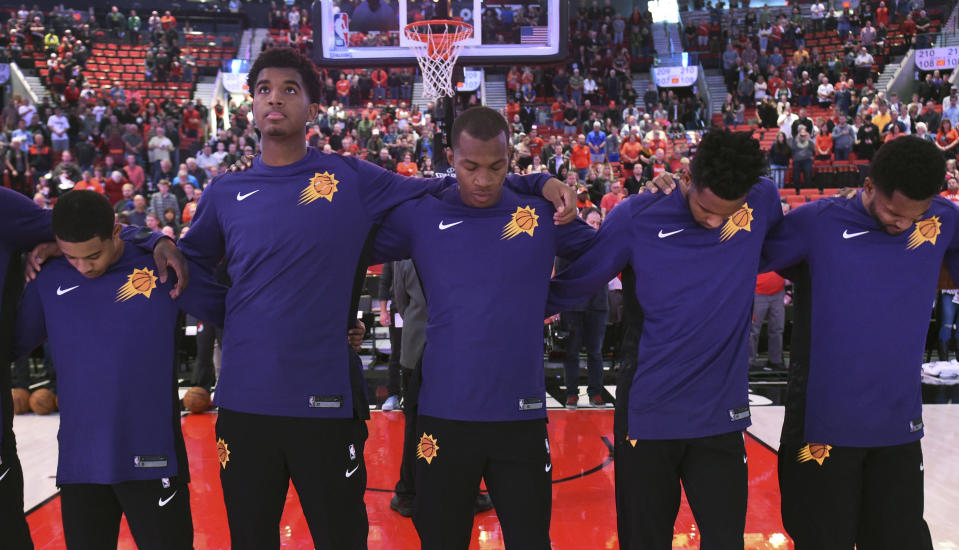 The Suns will need all hands on deck if they hope to make a surprising rise from the Western cellar. (AP)