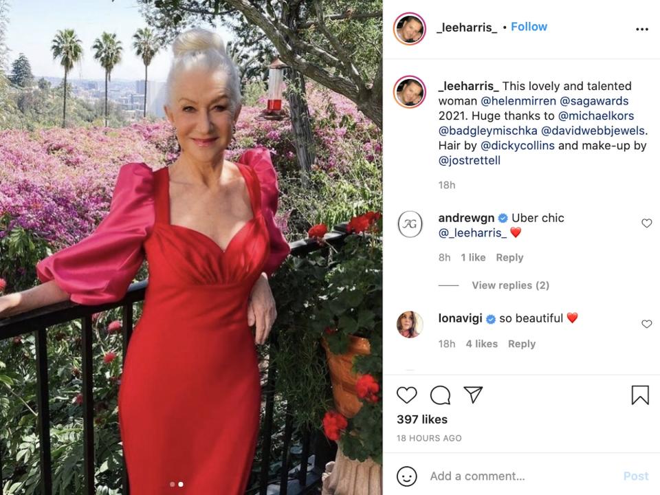 Helen Mirren sag awards 2021