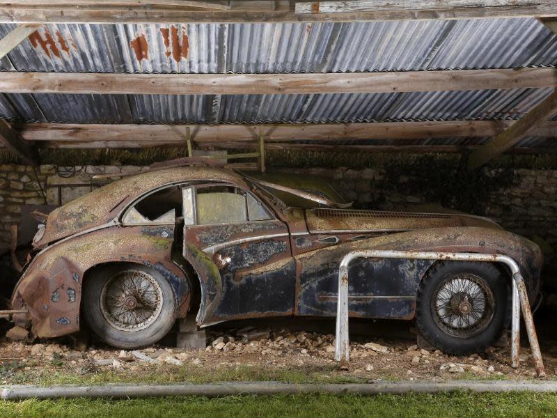 Scheunenfund: Ein Talbot Lago T26 Grand Sport Coupe. Foto: Artcurial