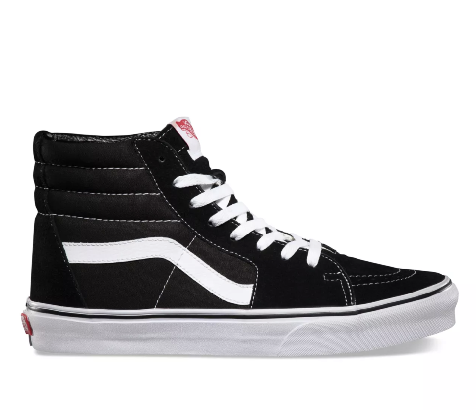 Black Vans Sk8-Hi sneaker