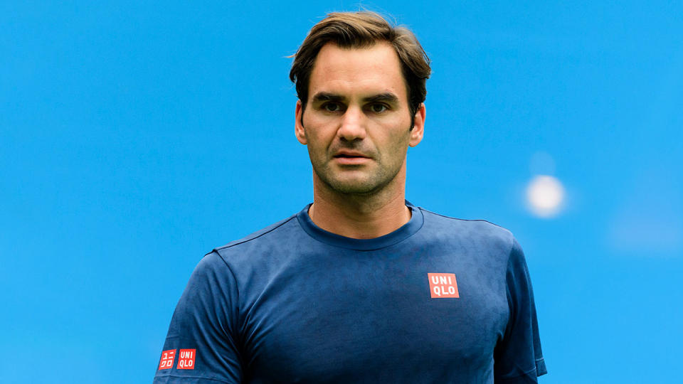 Federer has opened up on his lucrative Uniqlo switch. Pic: Getty