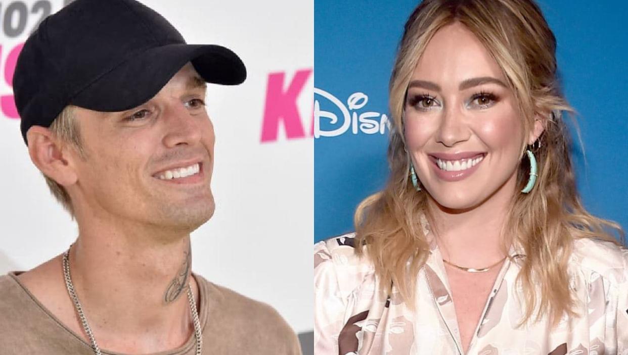 Aaron Carter et Hilary Duff - Frazer Harrison - Getty Images North America - Getty Images North America via AFP / Alberto E. Rodriguez - Getty Images North America - AFP