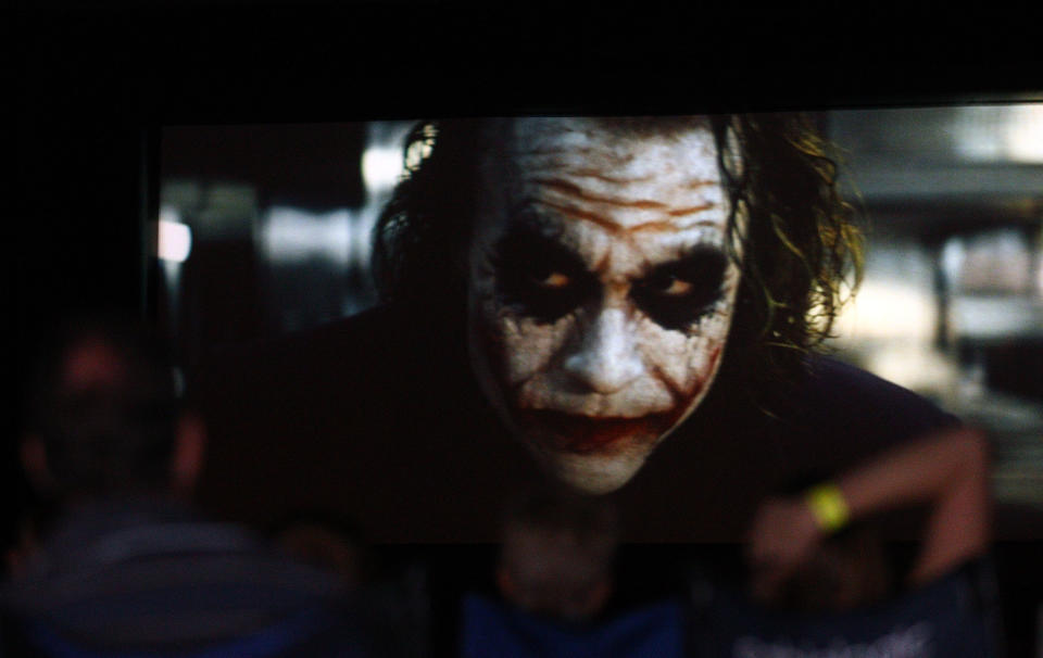 Heath Ledger como Joker en 'Batman: el caballero de la noche' (Foto de Paul Kane/Getty Images)