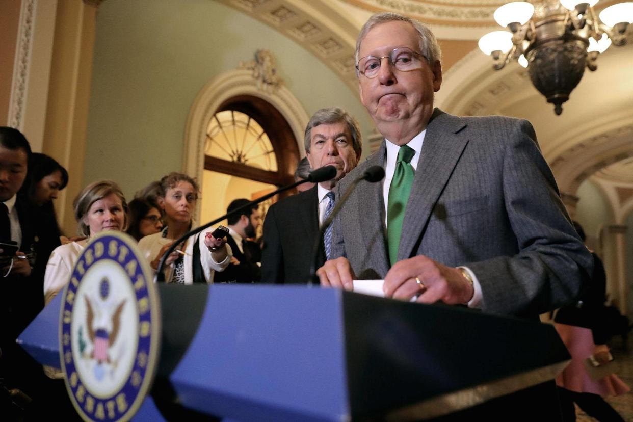 Senate Majority Leader Mitch McConnell (Photo by Chip Somodevilla/Getty Images): Getty Images