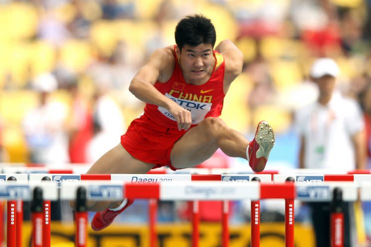 Shi Dongpeng was robbed in Rio in a bizarre ruse. (Getty)