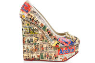 <p>In 2013, accessory designer Charlotte Olympia bought the infamous Archie’s comics back to life with a retro pin-up collection. <em>[Photo: Charlotte Olympia]</em> </p>