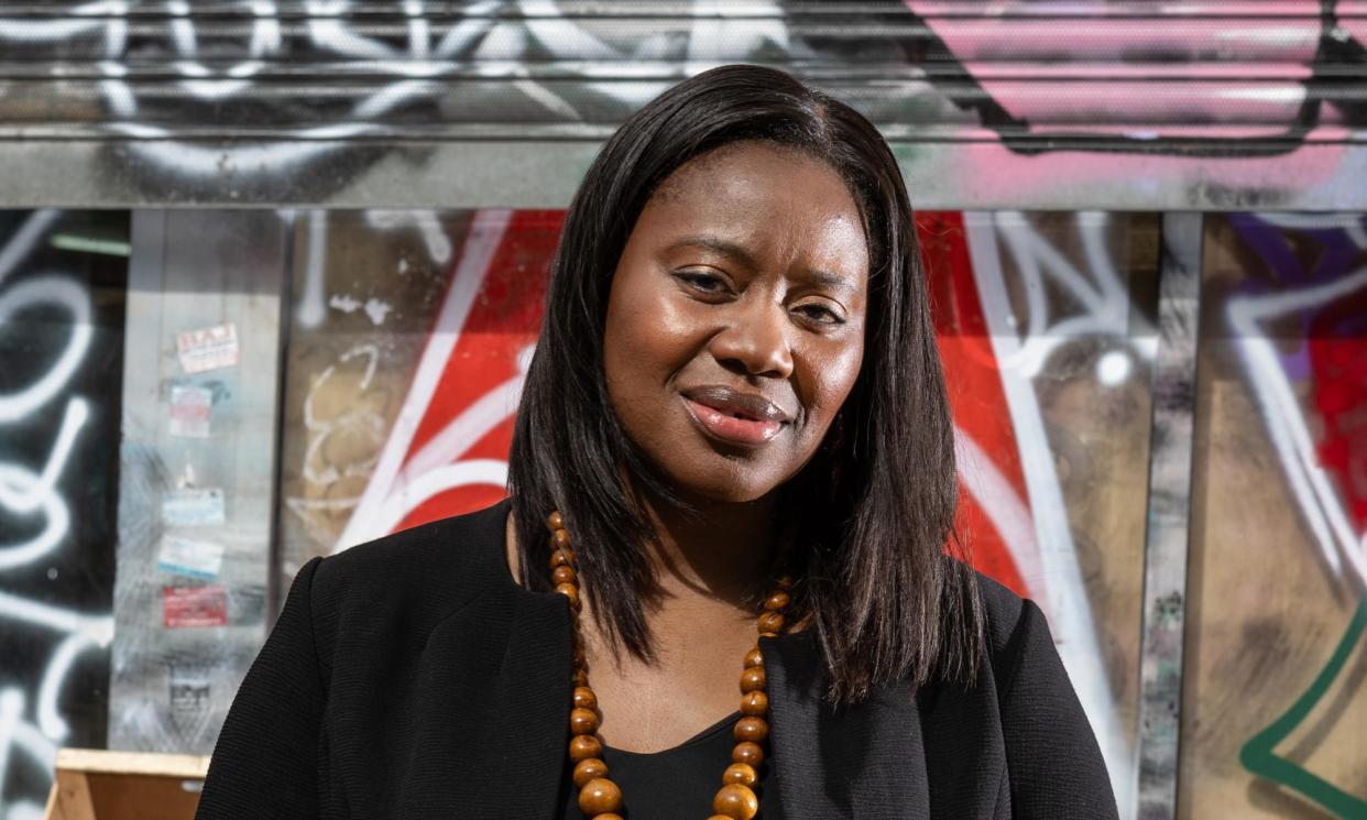 <span>‘We will deliver more.’ Prospective Labour candidate Miatta Fahnbulleh, in Peckham, south London.</span><span>Photograph: Andy Hall/The Observer</span>