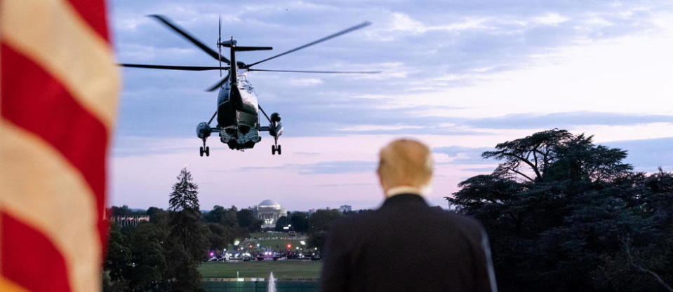 Le président américain Donald Trump à la Maison-Blanche.
