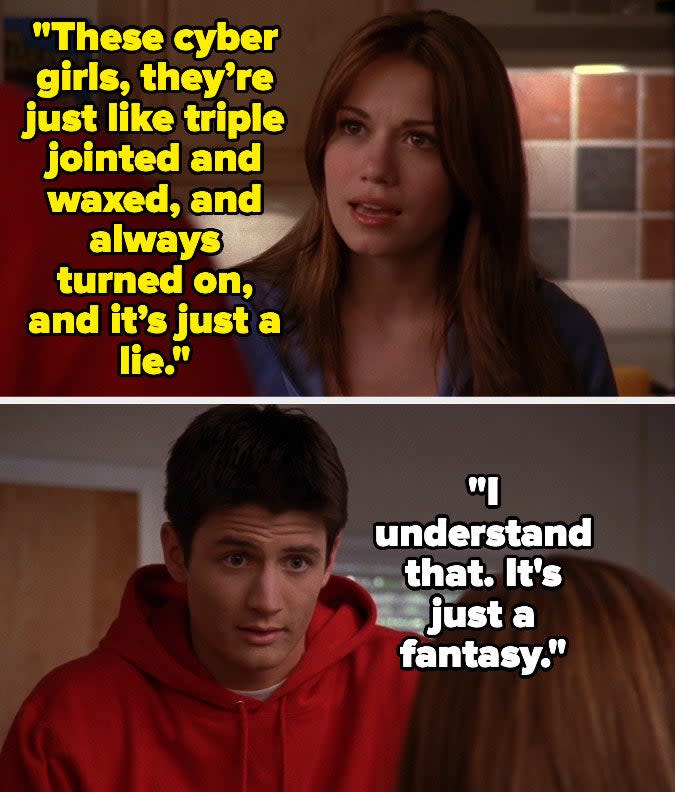 "I understand that. It's just a fantasy."