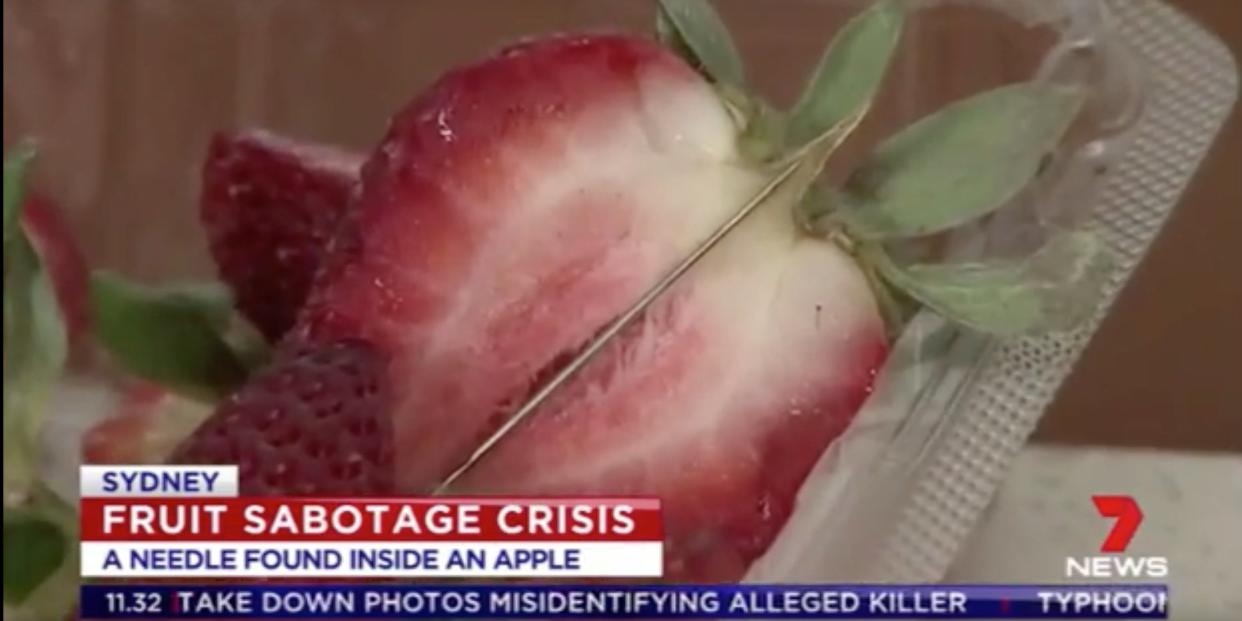 needle strawberry australia