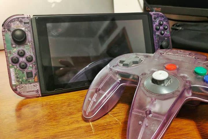Buy New Custom Clear Atomic Purple Nintendo Switch FULL CONSOLE