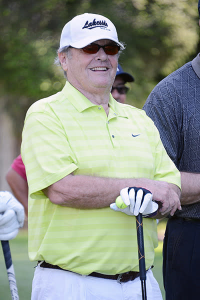 The Hollywood legend plays off a handicap of 12 and practices by smacking golf balls off the back porch of his Beverly Hills mansion into the canyon below. He says he’s hit thousands of balls down there, but he’s never retrieved any of them. "It looks like outer space down there, golf balls everywhere, like a planet peppered with golf balls."