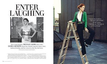 debra messing cover of gotham magazine