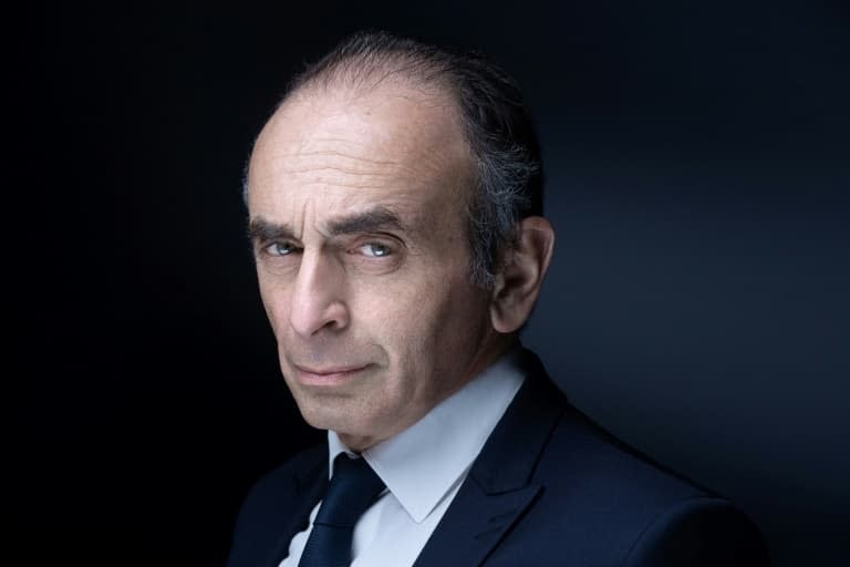 Eric Zemmour le 22 avril 2021 à Paris - JOEL SAGET © 2019 AFP