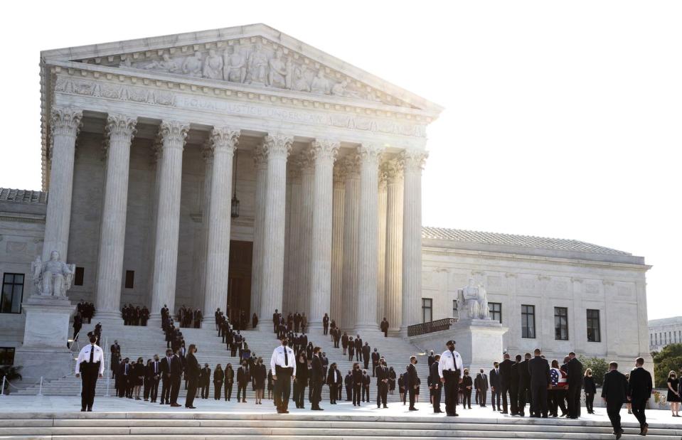 Ruth Bader Ginsburg Laid to Rest: The Photos