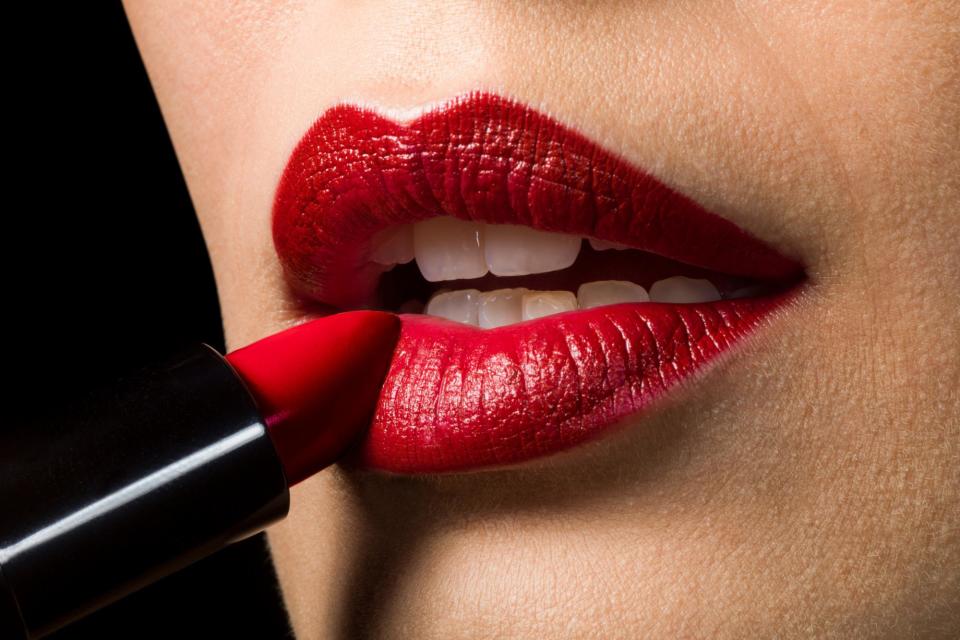 <span>‘When lipstick sales increase as luxury beauty item accessories decrease, that’s another potential sign of economic headwinds.’</span><span>Photograph: Jonathan Knowles/Getty Images</span>