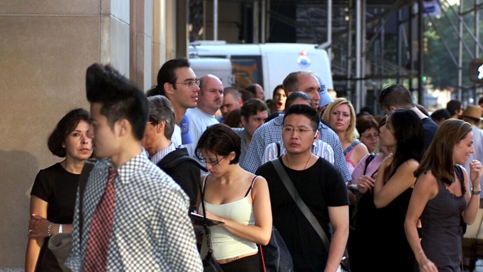 event, crowd, jeans, street, pedestrian, city, tourism,