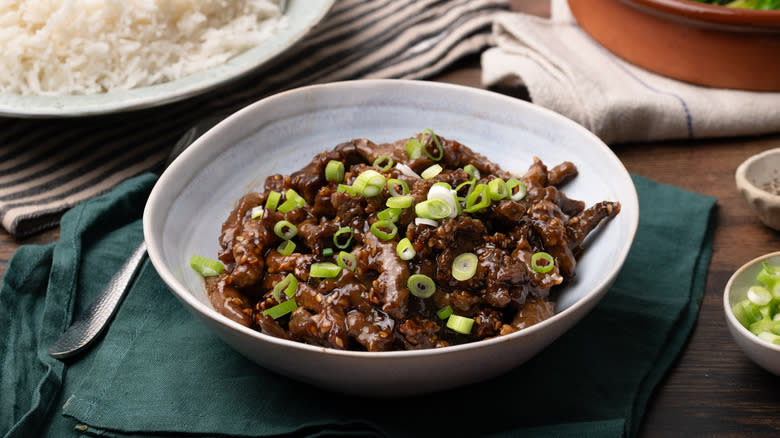 spicy sesame beef recipe