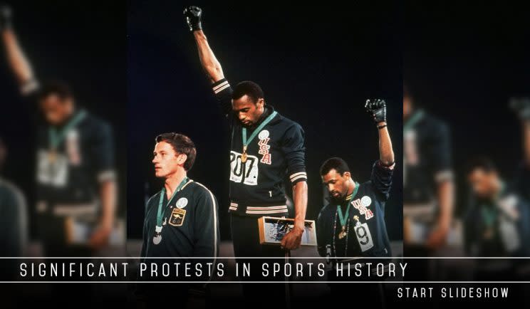 Sports protests embed