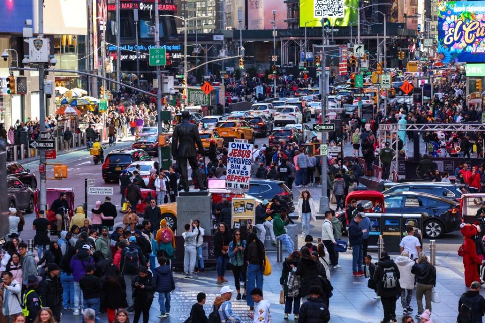 The news comes as the neighborhood struggles to hold on to its modern reputation as a safe and vibrant destination. AFP via Getty Images