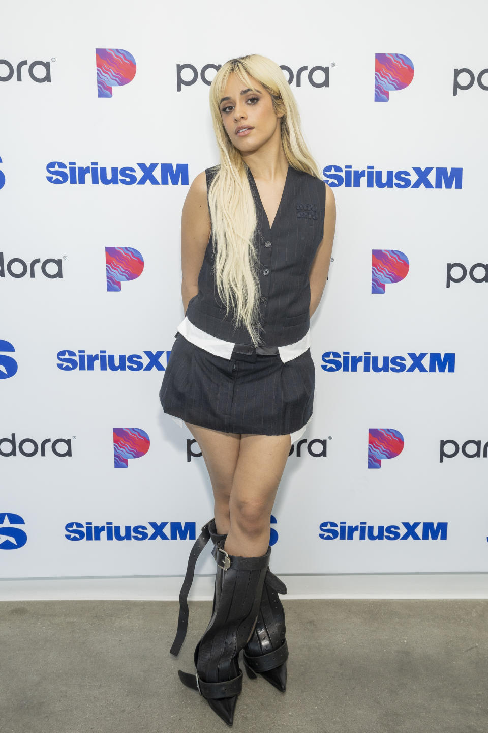 LOS ANGELES, CALIFORNIA - MARCH 28: Camila Cabello visits the SiriusXM Studios on March 28, 2024 in Los Angeles, California. (Photo by Emma McIntyre/Getty Images)