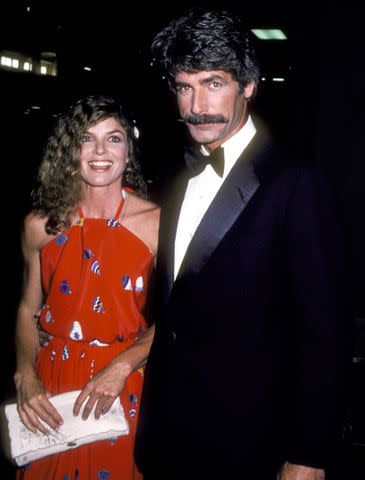 <p>Ron Galella/Ron Galella Collection via Getty</p> Katharine Ross and Sam Elliott in 1981