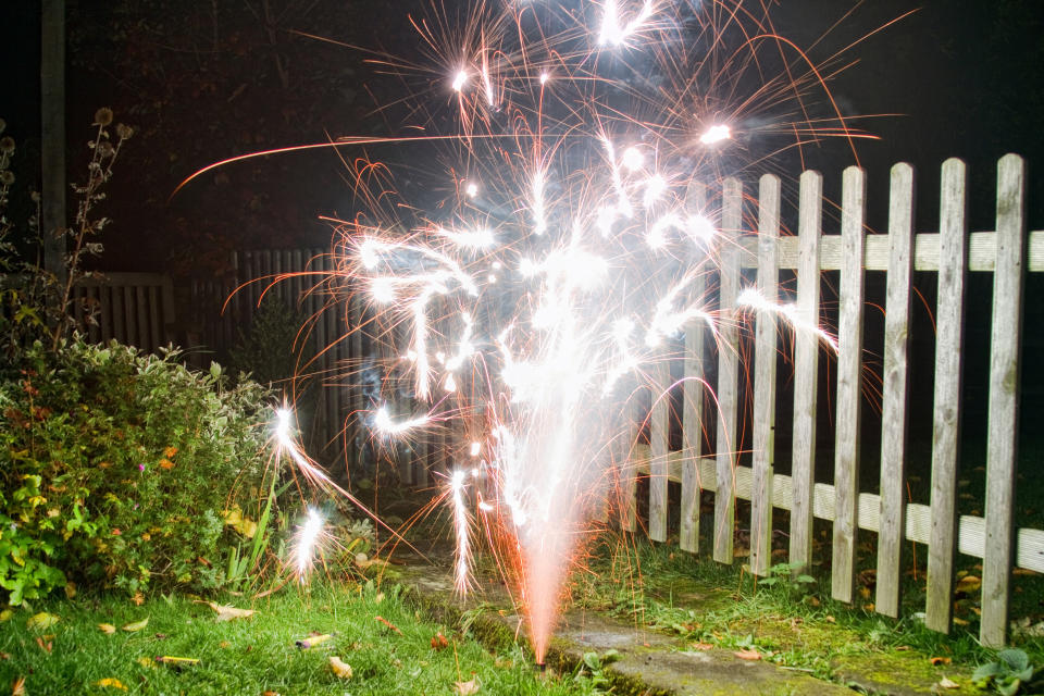 Experts urge people to take extra caution when handling fireworks. Image via Getty Images.