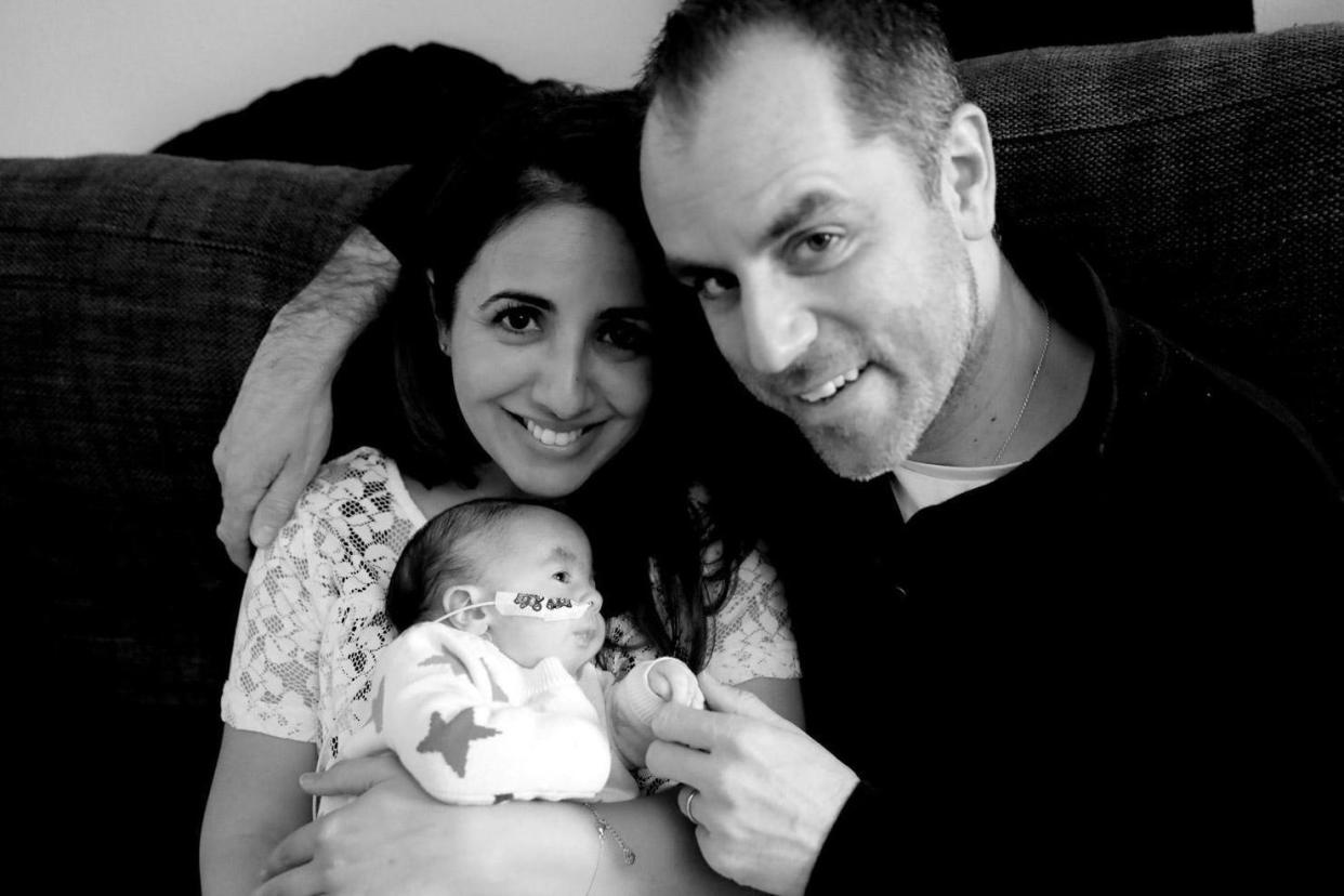 Zakia and Thorsten Klein, from Notting Hill, lost their first child Amelia, who suffered from Edwards' Sydrome: Family handout