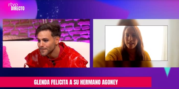 Agoney y Glenda