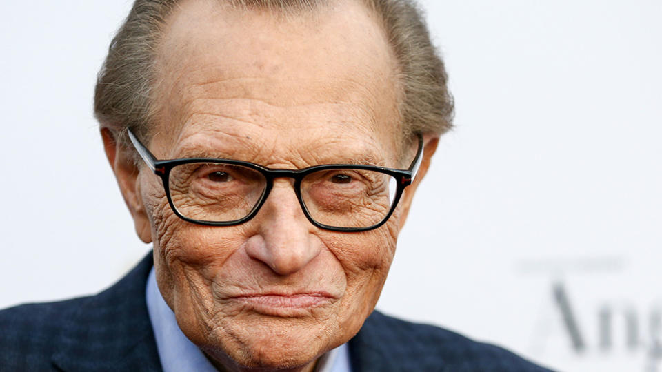 Television star Larry King 