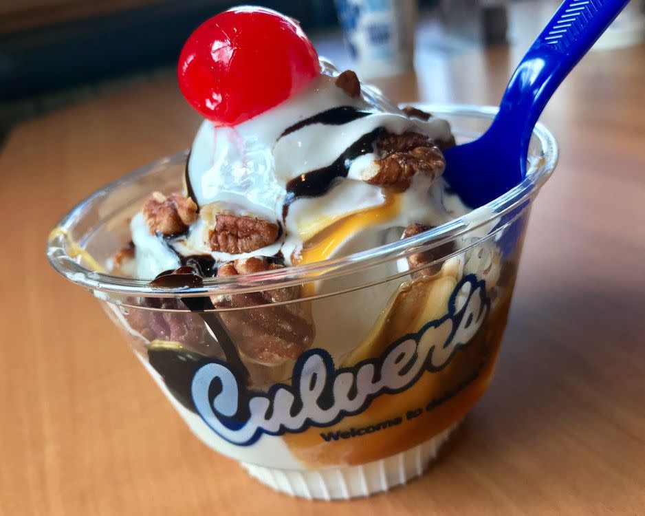 Culver's sundae