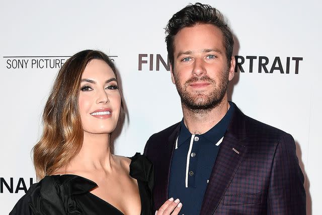 Frazer Harrison/Getty From left: Elizabeth Chambers and Armie Hammer