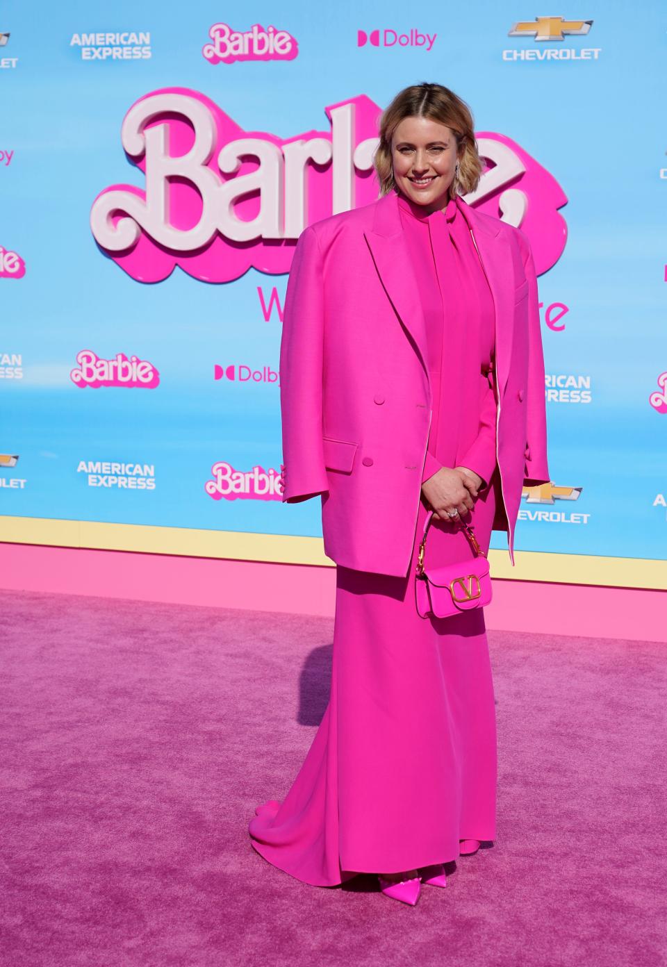 Writer-director Greta Gerwig arrives at the premiere.