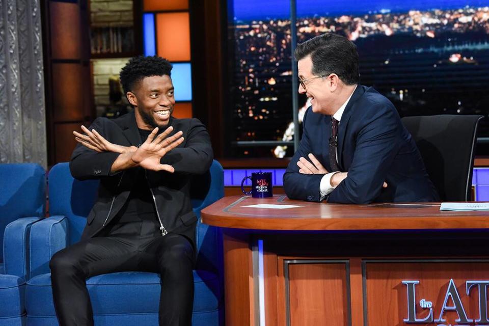 Chadwick Boseman, The Late Show