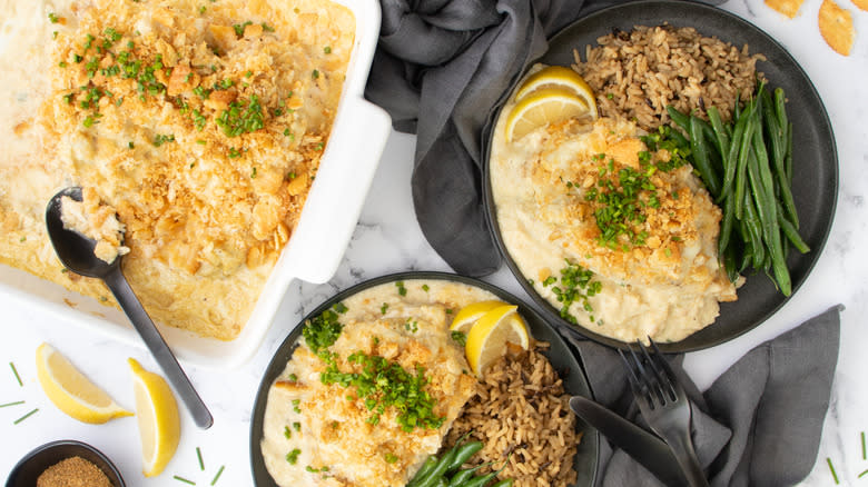 Chesapeake casserole in bowls